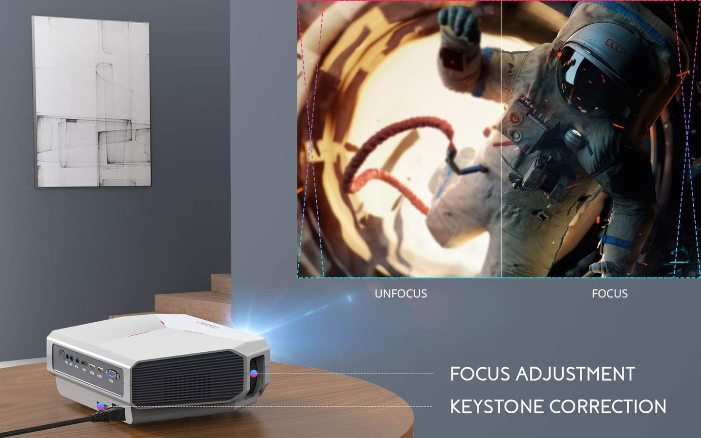 COOAU A1 / A4300 Projector (Laat Stock)