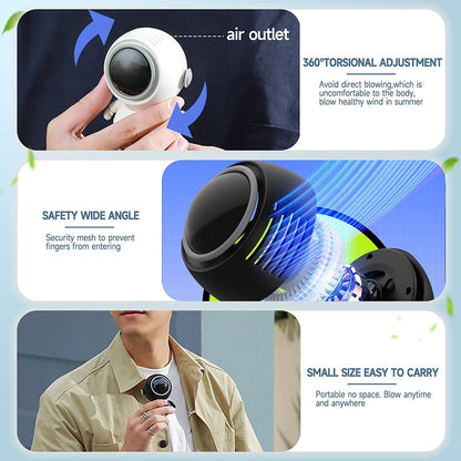 Portable Neck Fan with Adjustable Strap