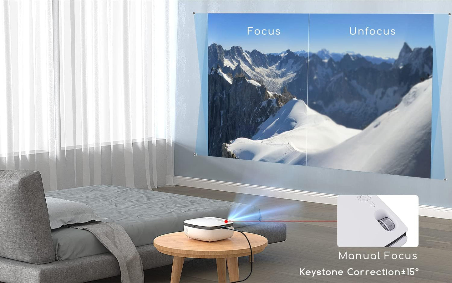 COOAU A1 / A4300 Projector (Laat Stock)