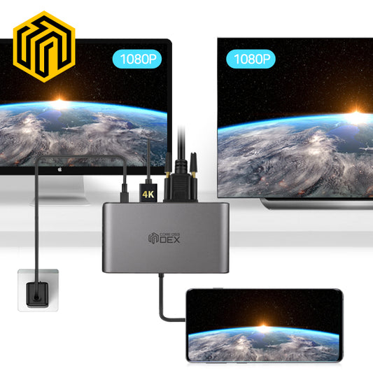 Thinkway CORE D54DEX 8in1 HDMI Multiport Hub