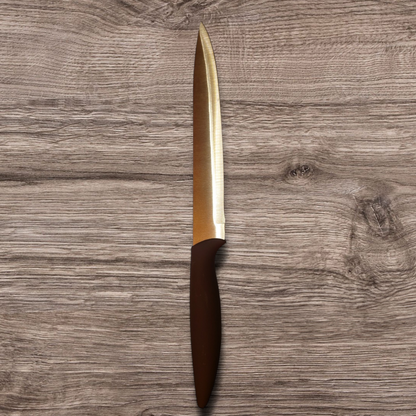 Premium Golden Kitchen Knife Titanium Coated