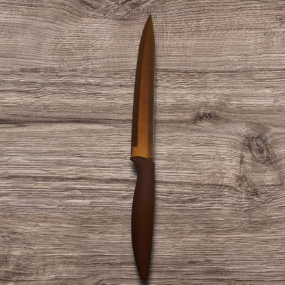 Premium Golden Kitchen Knife Titanium Coated