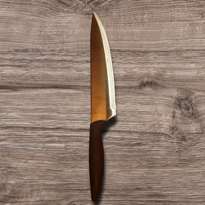 Premium Golden Kitchen Knife Titanium Coated
